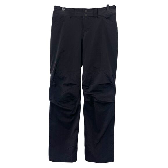 REI Pants Womens 0 Petite Black Nylon Roll Up Cargo Hiking Outdoors - Picture 1 of 7